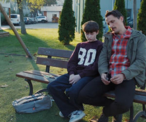 M jak miłość odc. 1921. Franek (Jarosław Śmigielski), jego ojczym (Marcin Sitek)