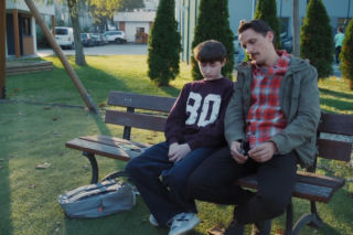 M jak miłość odc. 1921. Franek (Jarosław Śmigielski), jego ojczym (Marcin Sitek)