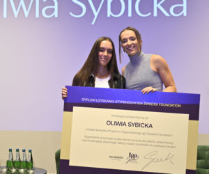 Iga Świątek rozdała stypendia