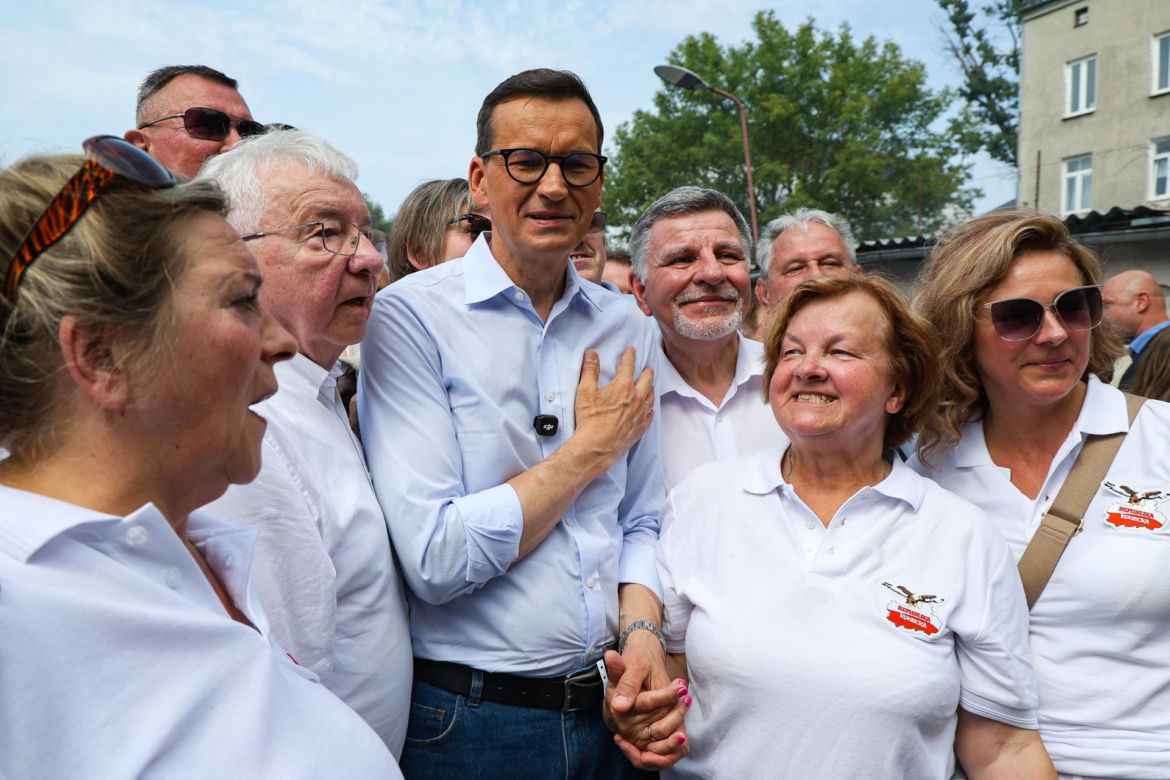 Tak grillował Morawiecki