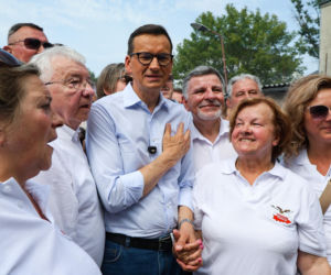 Tak grillował Morawiecki