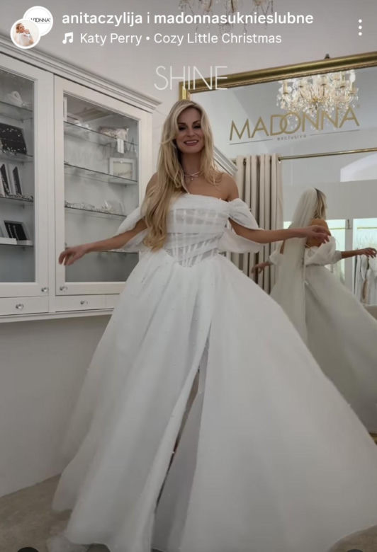 Ślub Anity i Adriana ze "ŚOPW" tuż-tuż. Panna młoda pokazała suknie ślubne