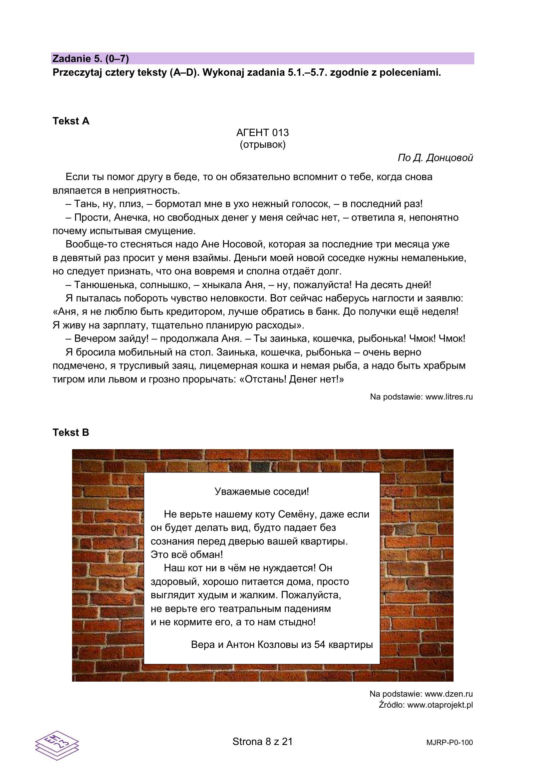 Matura 2026 ROSYJSKI podstawowy: Odpowiedzi do wszystkich zadań - sprawdź, czy zdałeś! 6.05.2026
