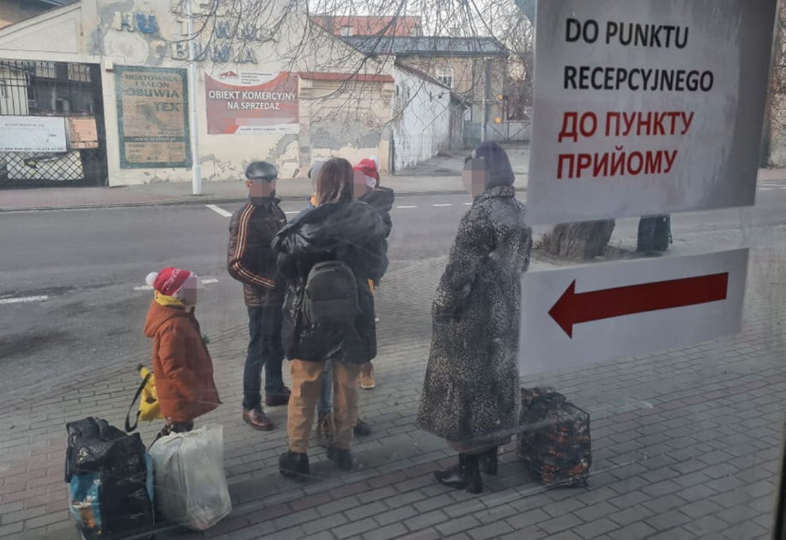 Wojna na Ukrainie. Pociąg z Kijowa przyjechał do Przemyśla