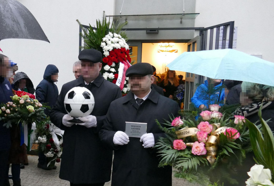 Pogrzeb trenera Wojciecha Łazarka