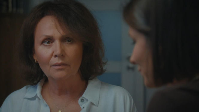 M jak miłość odc. 1905. Agnes (Amanda Mincewicz), Marysia (Małgorzata Pieńkowska)