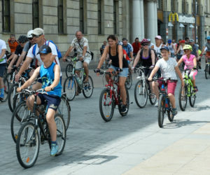 Rowerzyści i rolkarze przejechali przez Lublin. Trwa Ekopiknik nad Zalewem