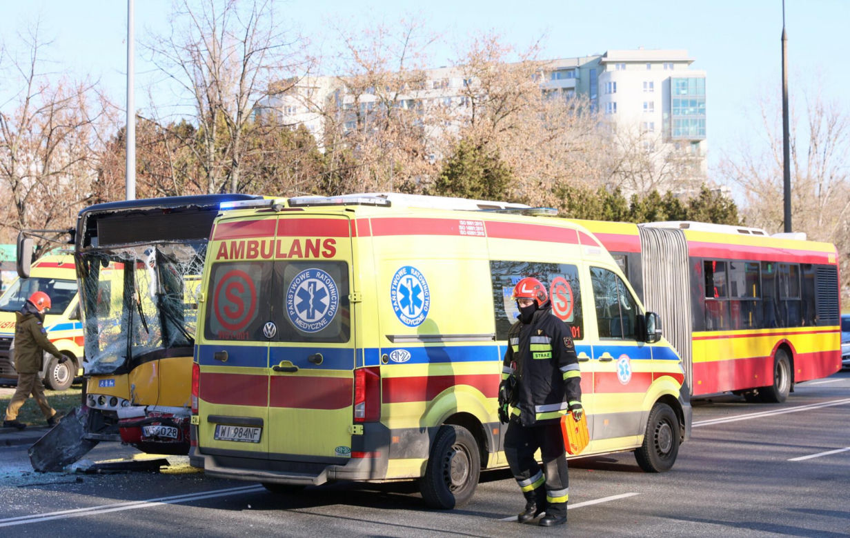 Do wypadku doszło w alei Wilanowskiej 