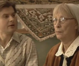 ANNA GERMAN odc. 5. Babcia Anny German - Anna Friezen (Jekatierina Wasiljewa), Zbigniew Tucholski (Szymon Sędrowski)