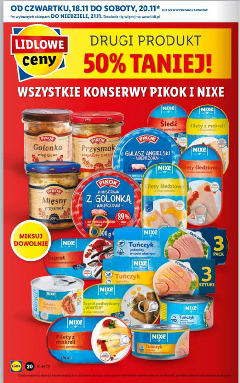 Promocje w Lidlu na weekend