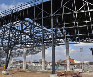 Budowa stadionu w Szczecinie - marzec 2020