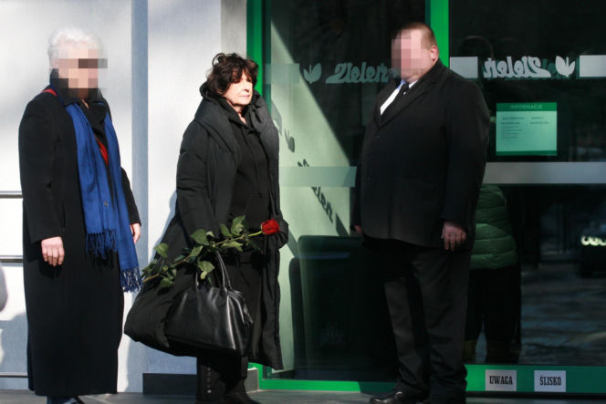 Pogrzeb Mirosława Krawczyka w Gdańsku: Aneta Zając i Mikołaj Krawczyk