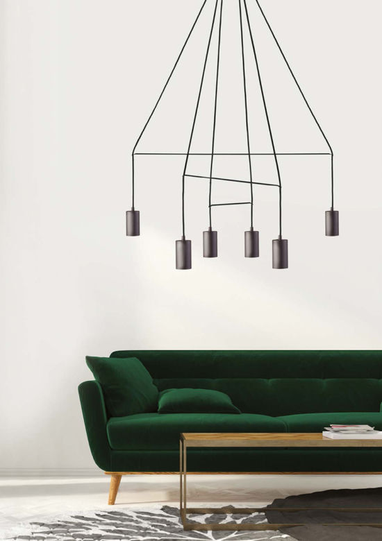 Lampa wieloramienna wisząca