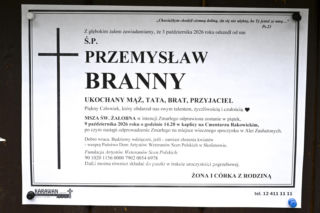 Przemysław Branny - pogrzeb
