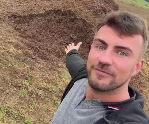 Rolnik influencer opowiedział o dramacie. Ktoś ukradł mu gnój z pola