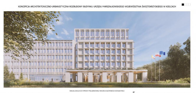 Wizualizacja nowej siedziby ŚUW