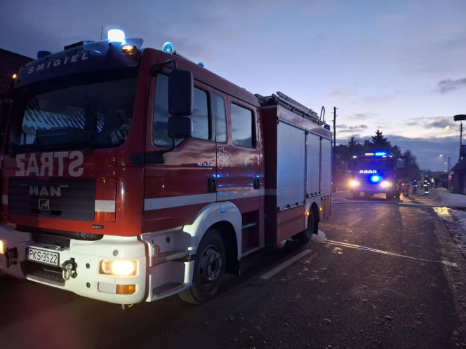 Duże straty po pożarze stodoły w Żegrówku w gminie Śmigiel