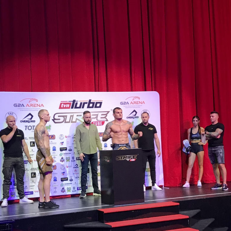 Ważenie przed galą Strife Tube w Lublinie