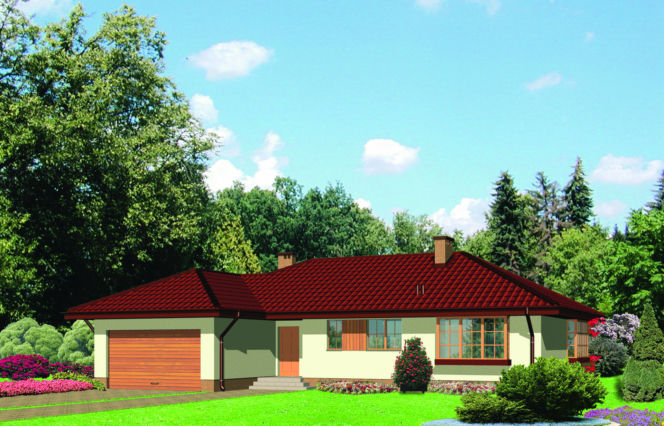 Przytulny dom parterowy