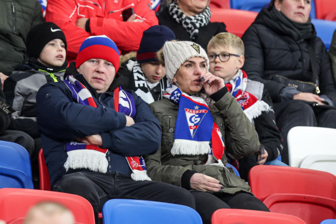 Górnik Zabrze - Wisła Płock, zdjęcia kibiców z meczu PKO BP Ekstraklasy