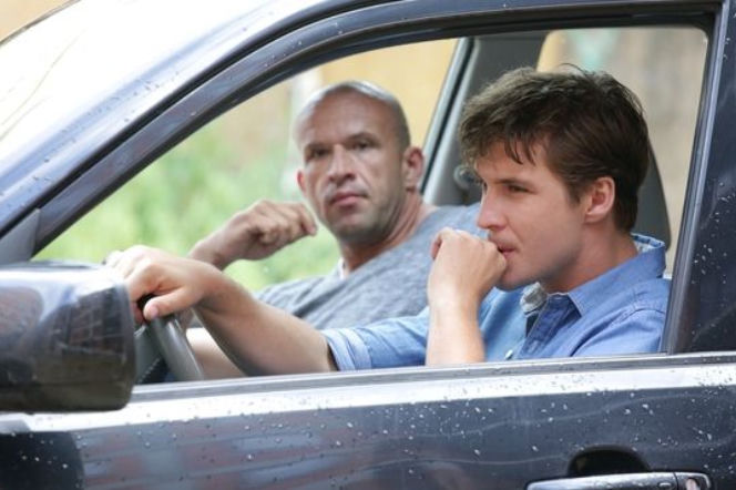 M jak miłość odcinek 1245. Marcin (Mikołaj Roznerski), Andrzejek (Tomasz Oświeciński)