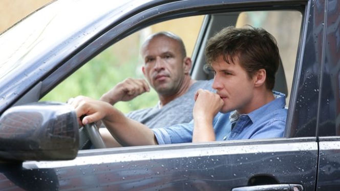 M jak miłość odcinek 1245. Marcin (Mikołaj Roznerski), Andrzejek (Tomasz Oświeciński)