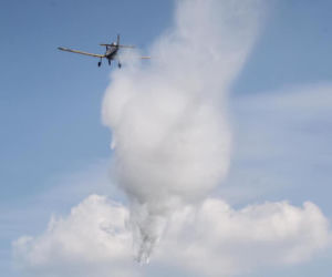 Nad lasami w woj. śląskim lata helikopter. Chodzi o ochronę przeciwpożarową [ZDJĘCIA]