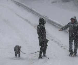 Intensywne opady śniegu w Zakopanem