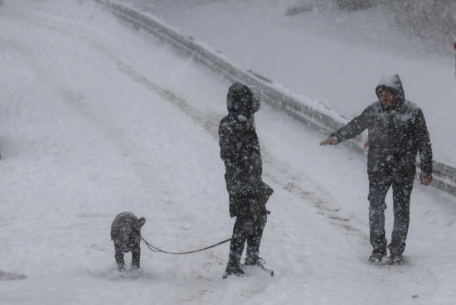 Intensywne opady śniegu w Zakopanem
