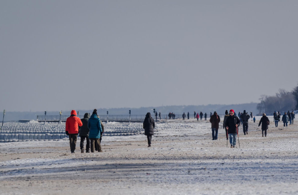 Kołobrzeg zimą