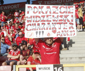 Kibice na meczu Widzew Łódź - Piast Gliwice
