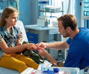 Na dobre i na złe odc. 787. Nina (Emilia Rostek), Michał Wilczewski (Mateusz Janicki)