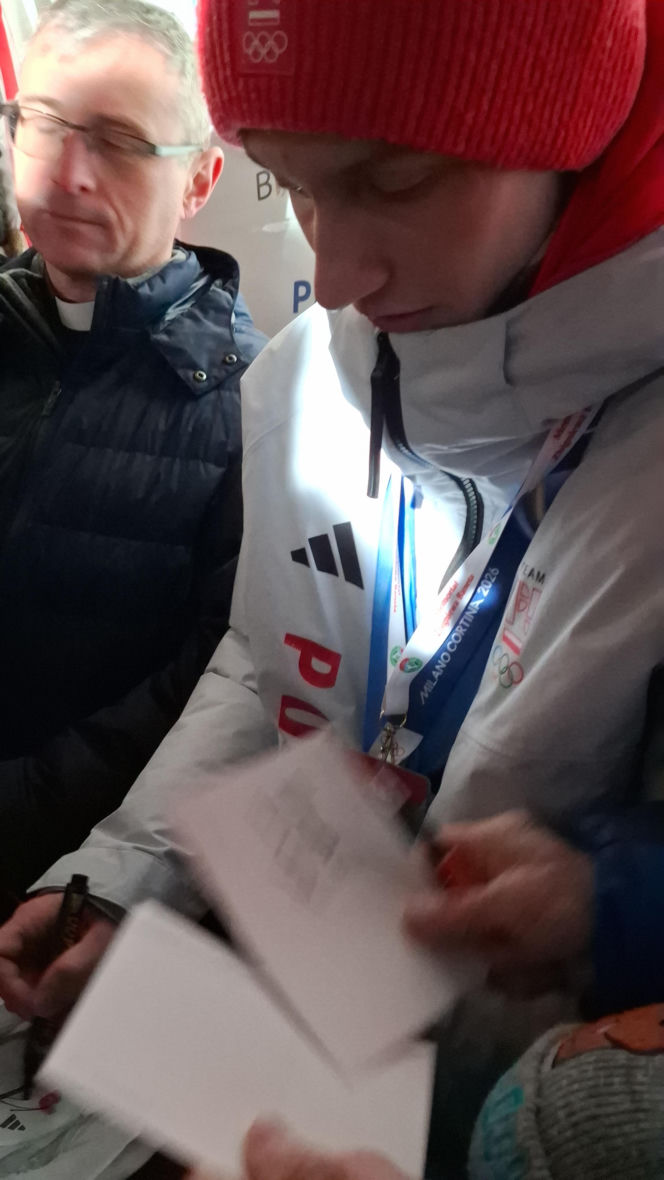 Powitanie Kacpra Tomasiaka w Bystrej 18.02.2026