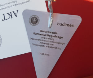 Białystok. Budowa biblioteki UwB i obserwatorium astronimicznego z planetarium