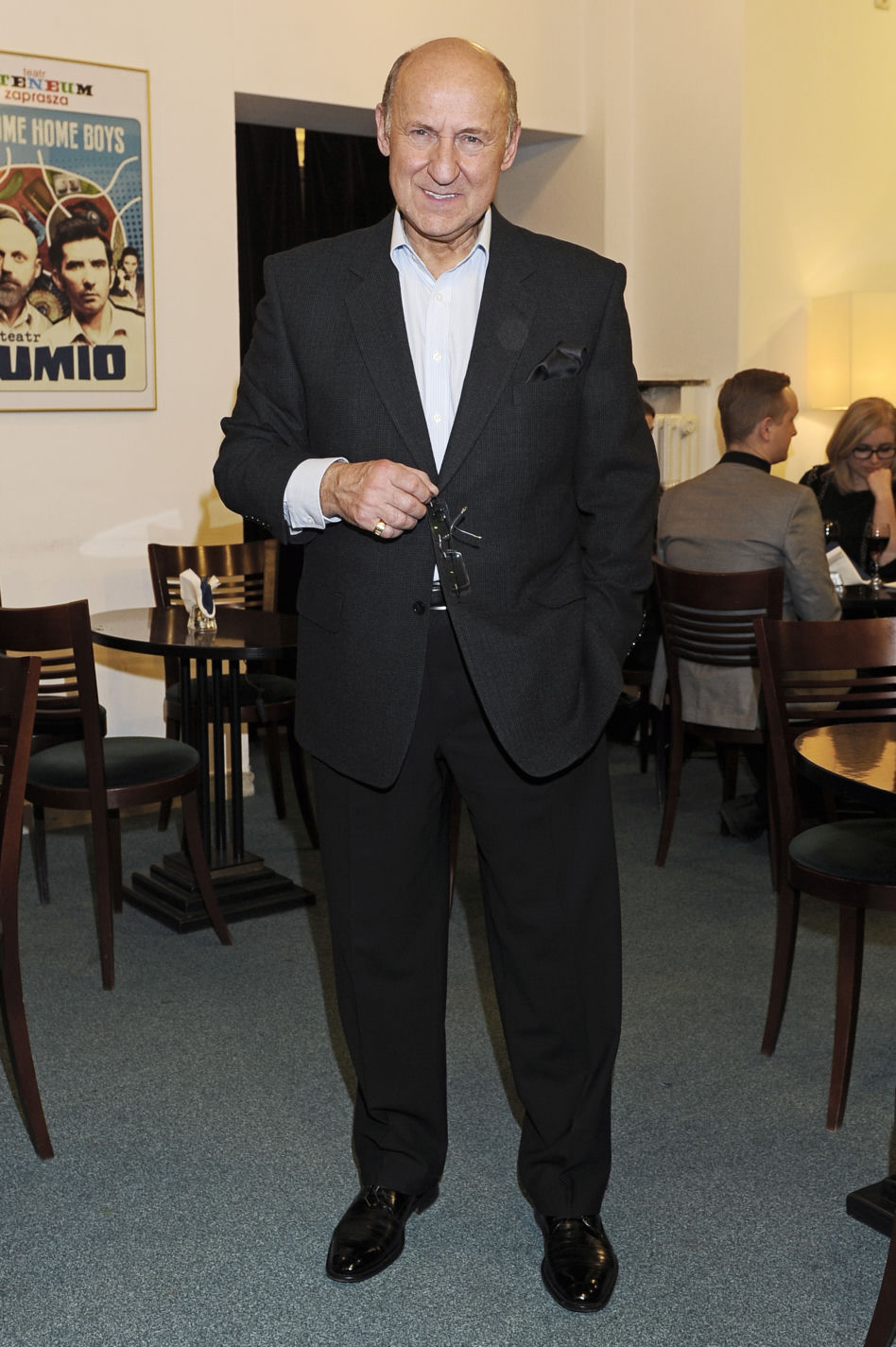 Piotr Fronczewski z żoną Ewą