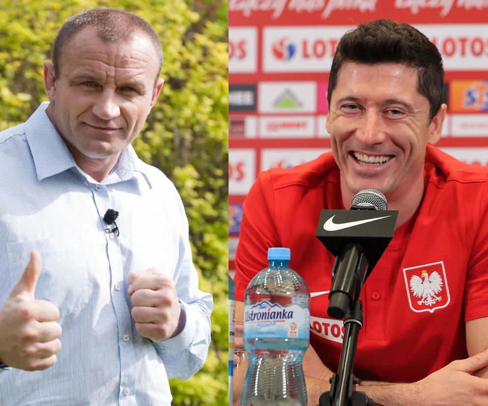 Mariusz Pudzianowski i Robert Lewandowski