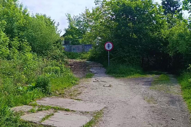 Mur między osiedlami w Szczecinie