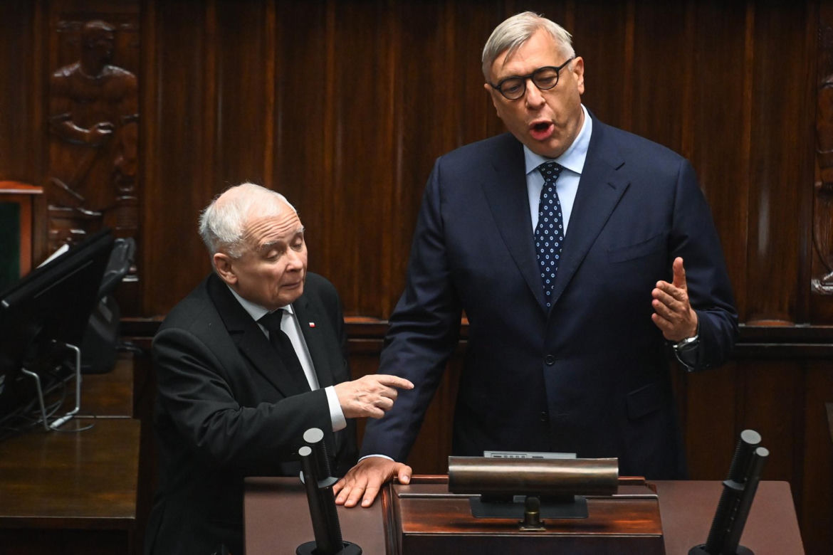  Starcie Kaczyńskiego i Giertycha w Sejmie