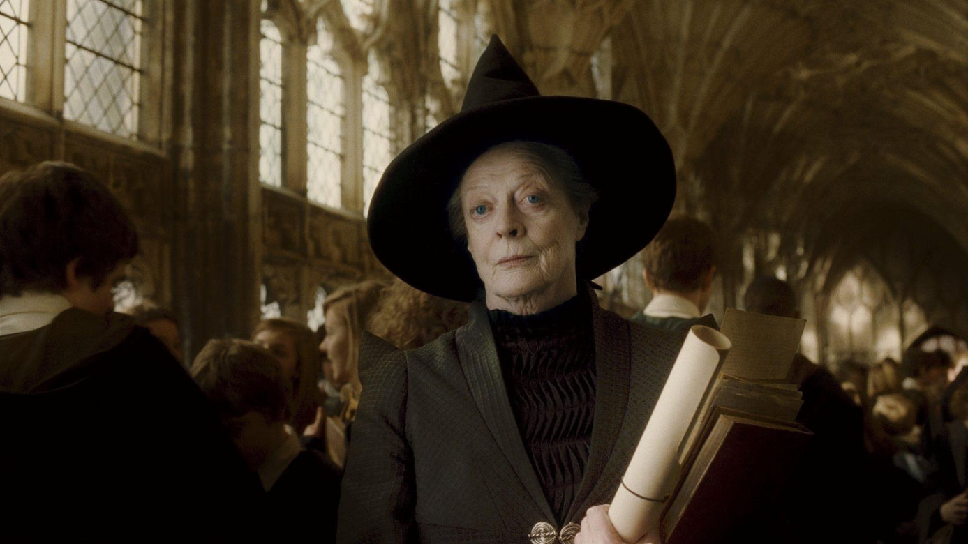 Maggie Smith jako profesor Minerwa McGonagall