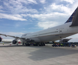 Jumbo Jet na lotnisku w Goleniowie