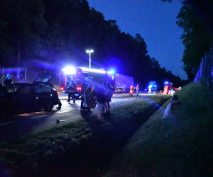 Koszmarny wypadek na DK3. Auto odbijało się od TIR-ów jak resorak. Kierowca zmasakrowany
