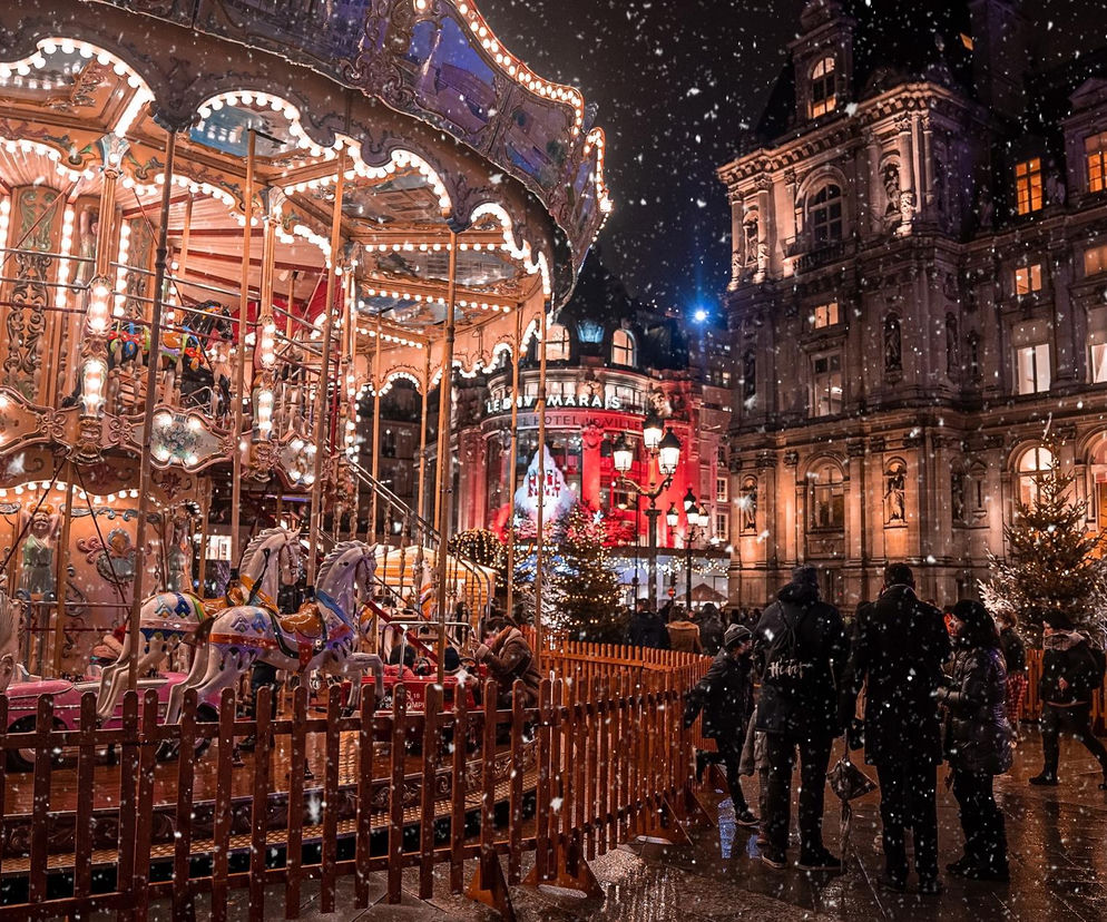 Jarmark świąteczny w Paryżu