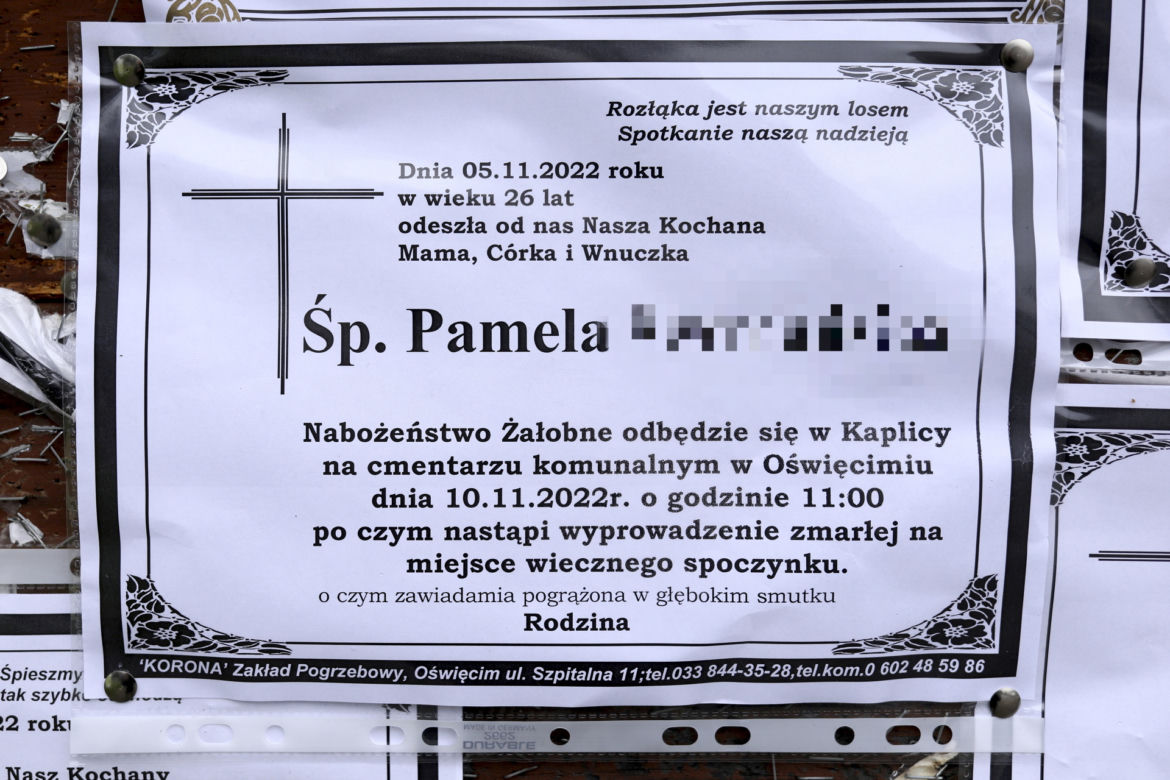 Pogrzeb brutalnie zamordowanej Pameli