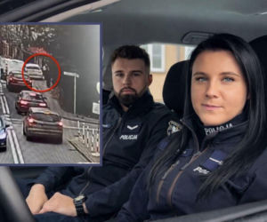 Nieprzytomna kobieta leżała na chodniku. Paulina i Norbert bez namysłu ruszyli z pomocą