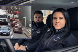 Nieprzytomna kobieta leżała na chodniku. Paulina i Norbert bez namysłu ruszyli z pomocą