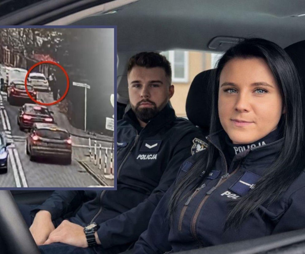 Nieprzytomna kobieta leżała na chodniku. Paulina i Norbert bez namysłu ruszyli z pomocą