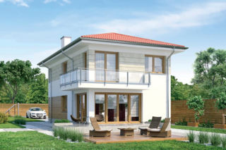 Dom z balkonem. Projekty domów z kolekcji Muratora, w których są balkony