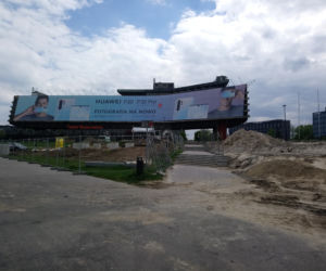 Kraków: Plaża przy Forum znika bezpowrotnie
