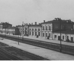 Dworzec kolejowy w 1926 roku