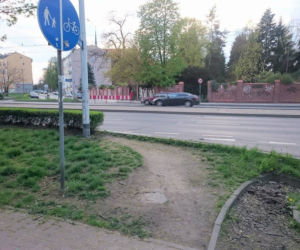 Ulica Wyszyńskiego w kierunku Hlonda